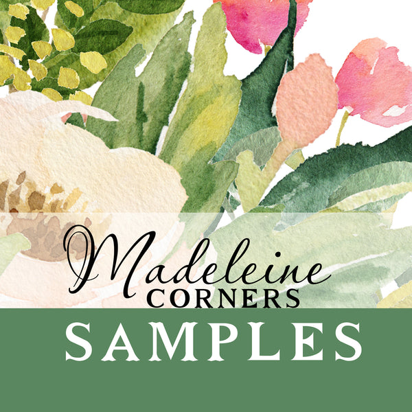 SAMPLES MADELEINE Watercolor Wall Decals